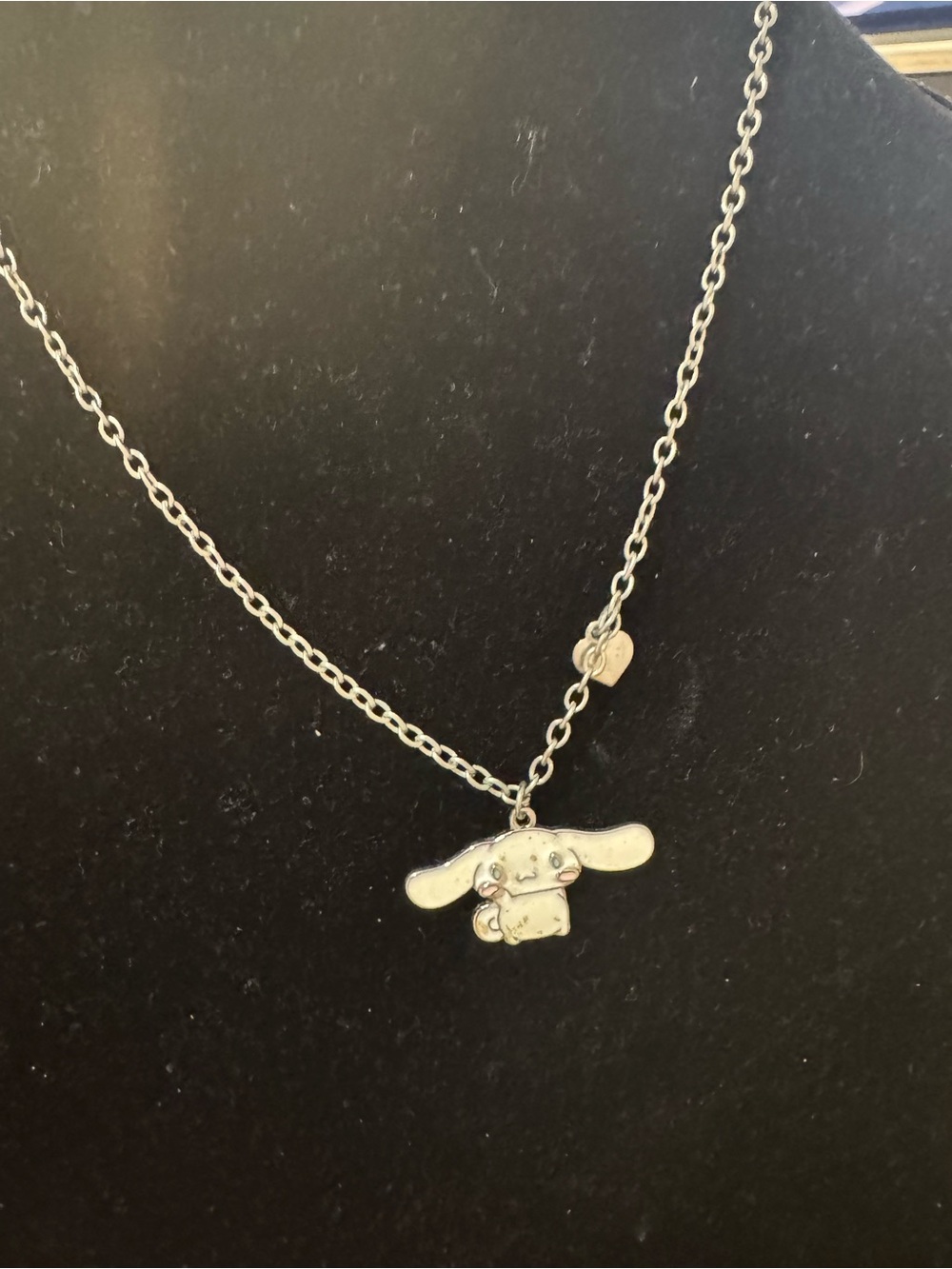 Silver Cute Character Pendant Necklace - Women Jewelry